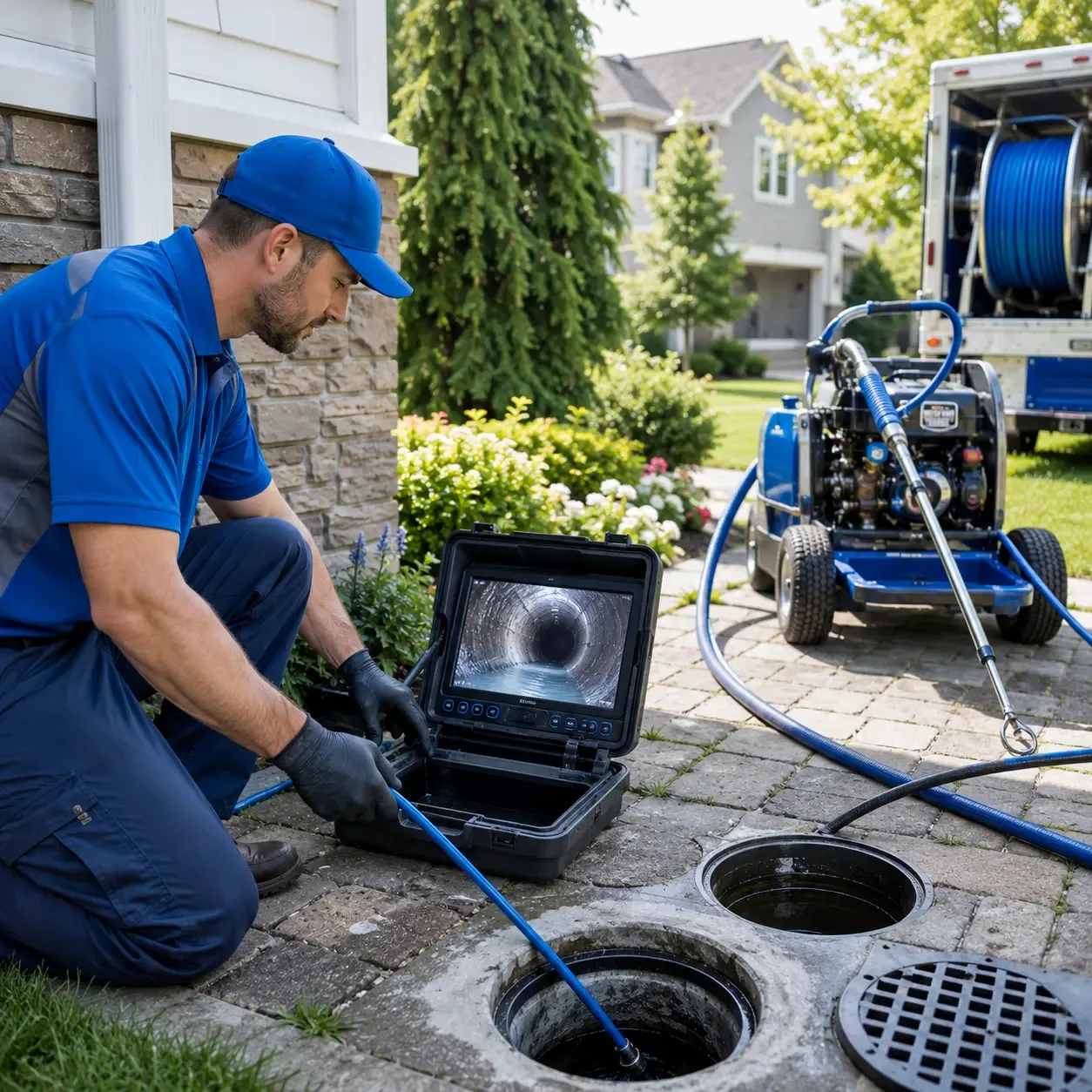 Outdoor drain cleaning professionals serving Vacherie, LA